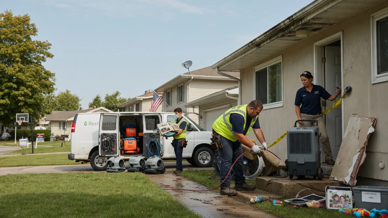 Water Damage Restoration in Versailles, IL near me